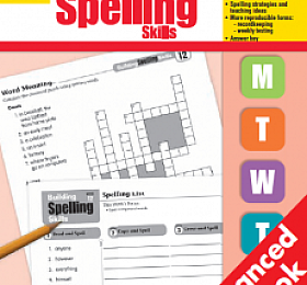 Evan-Moor Building Spelling Skills Grades 1-6 建立拼写技能