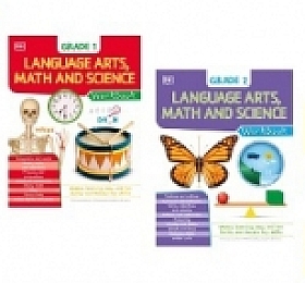 DK language arts math and science K-3级别共4册 高清原版PDF