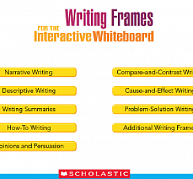 Writing Frames for the Interactive Whiteboard