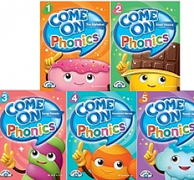 come on phonics 电子版全套5级别 自然拼读教材 原生高清PDF 白板软件等