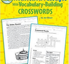 25 Nonfiction Passages with Vocabulary Building crosswords