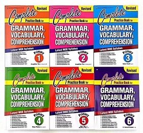 Complete Practice Book for Grammar, Vocabulary & Comprehension 1-6