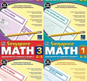 Singapore Math 1-4册 高清PDF