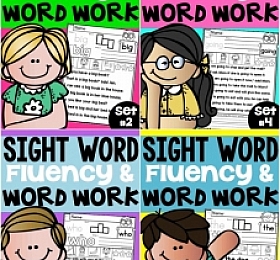 Sight Word Fluency and Word Work 1-4册 PDF下载