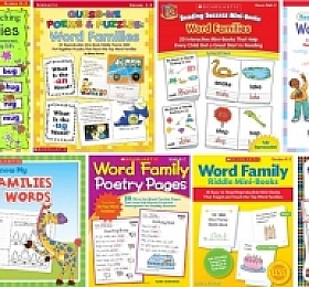 学乐练习册 word family 共8册 高清PDF