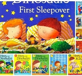 Harry and the Dinosaurs 10本 其中7本有音频 儿童英文绘本