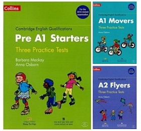 Collins practice tests book  A1Starters, A1 Movers, A2 Flyers 3级别