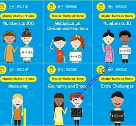 DK Master Maths at Home 4-6years 2022新版 高清PDF (6books)