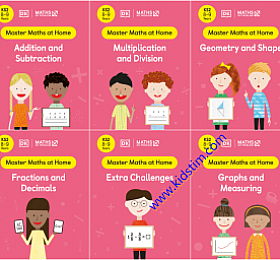 DK Master Maths at Home 8-9years 2022新版 高清PDF (6books)
