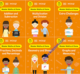 DK Master Maths at Home 9-10years 2022新版 高清PDF (6books)