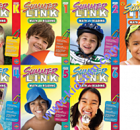 summer link math and reading k-6级别 共7册