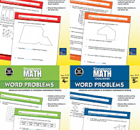 Singapore Math Challenge Word Problems 含答案 共4册