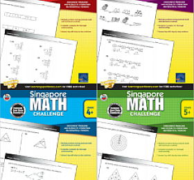 Singapore Math Challenge 含答案 共4册