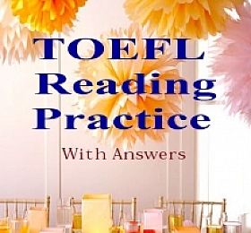 TOEFL reading practice with answers