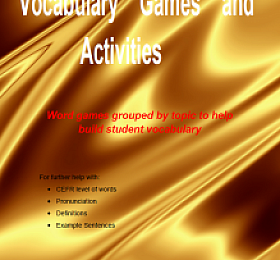 Vocabulary Games and Activities 原版PDF