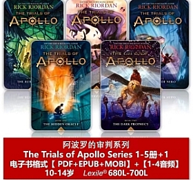The Trials of Apollo Series 1-5册+1 阿波罗的审判系列 波西杰克逊