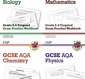 CGP GCSE AQA exam practice workbook 备考真题练习册 共4册 高清PDF