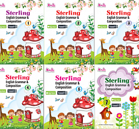 Sterling English grammar and composition 1,2,3,4,5,7 六册