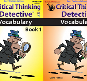 Critical thinking detective Vocabulary book1-2 共两册