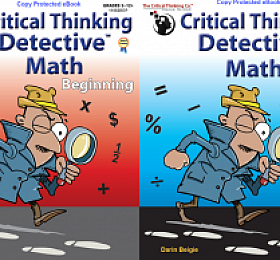 Critical thinking detective math BOOK1-2 共两册
