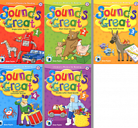 Sounds Great 1-5级别 自然拼读教材