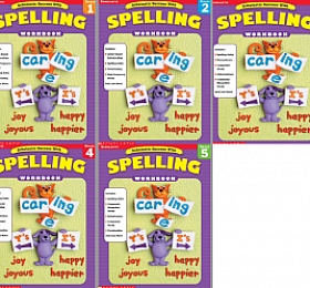 scholastic success with spelling workbook 1-5级
