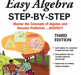 Easy Algebra Step-by-Step 3rd Edition 2023