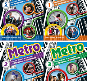 oxford metro S-3共4级别 高清课本+练习册+音频+视频+教师手册