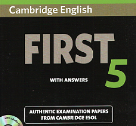 剑桥FCE cambridge english first 5 标准版真题(2012旧版)PDF+音频