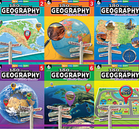 180 Days of Geography K-6 共7册