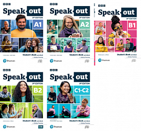 Speak out Third edition 第三版 A1-C2 共5个级别 培生教材 高清PDF