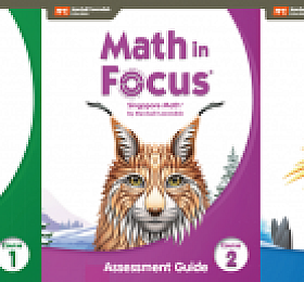 math in focus assessment guide 1-3册 新加坡数学