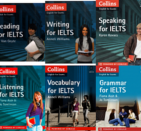 Collins english for exams IELTS 听说读写语法词汇全套 共6册(听 说 词汇 含音频)