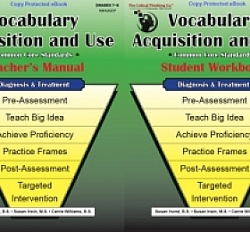 the critical thinking Vocabulary Acquisition workbook+teacher’s manual
