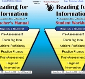 the critical thinking reading for information workbook+teacher’s manual