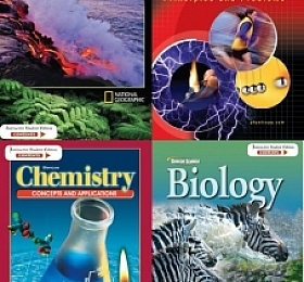 glencoe Biology /physics/earth science/chemistry 科学探索者共4本