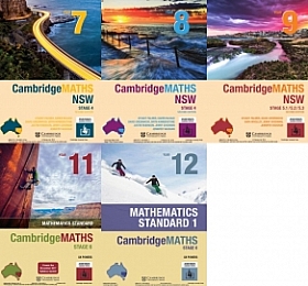 Cambridge Maths Stage 4 NSW Year 7,8,9,11,12 共5册