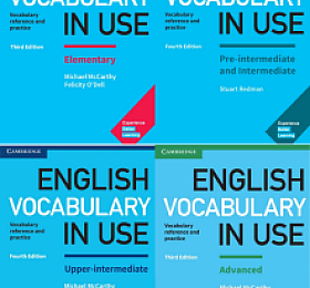 English Vocabulary in use 剑桥词汇在用 4个级别 PDF+音频