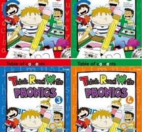 think read write phonics 1-4级别 学生书,音频,闪卡,教学计划,答案等