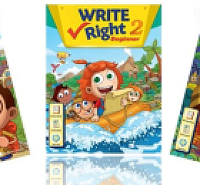 Write Right Beginner 写作教材 1-3级别 学生书,教师指导,答案,单词表