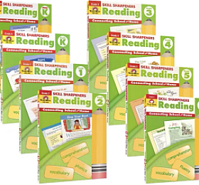 Skill Sharpeners Reading PRE-K-G6 阅读练习册 共8册 PDF