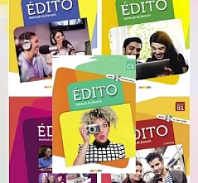 edito 法语教材 A1-C1 共5个级别 学生书,教师书,音频,练习册
