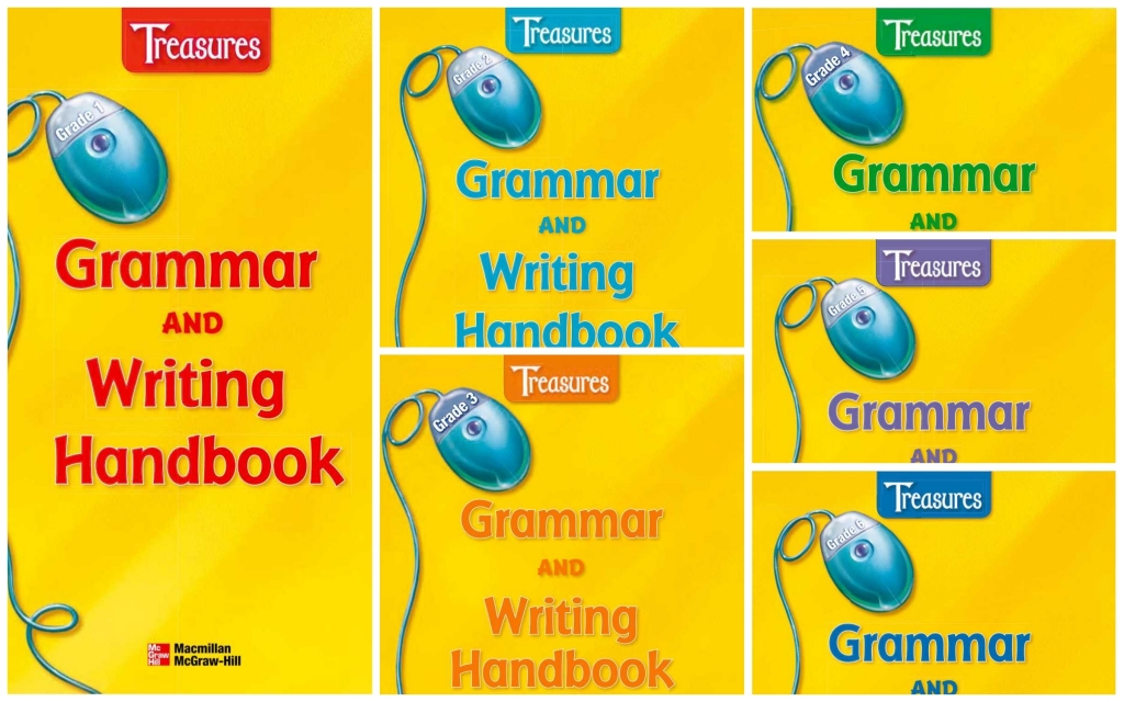 Treasures grammar and writhing handbook 美国小学语法和写作指南-我的小孩的成长分享