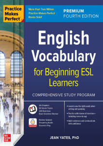 English Vocabulary for Beginning ESL Learners 第四版-我的小孩的成长分享