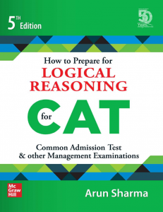 Mcgraw Hill how to prepare for logical reasoning for CAT-我的小孩的成长分享