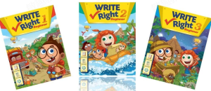 Write Right Beginner 写作教材 1-3级别 学生书,教师指导,答案,单词表-我的小孩的成长分享